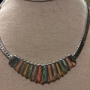 Multicolor Stone Necklace